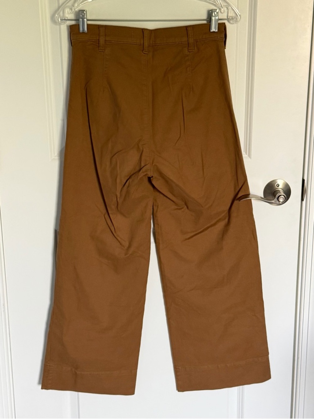 Abercrombie & Fitch Brown Ultra High Rise Cropped Wide Leg Pants 27 54847 - Picture 5 of 10